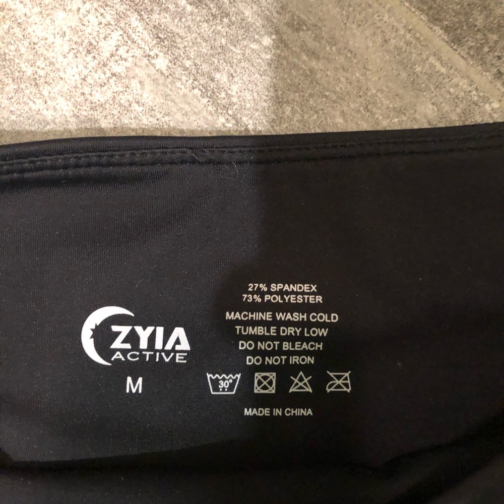 Zyia Black Pocket Light N Tights 20”